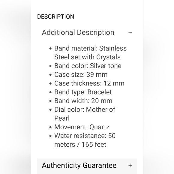 NEW Michael Kors Parker Crystal Watch - Picture 3 of 5